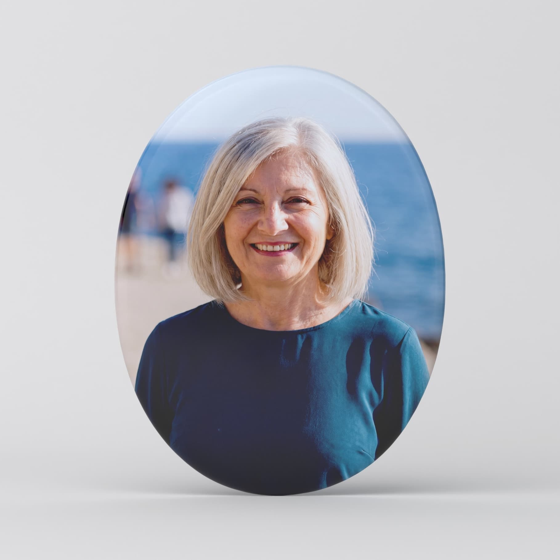 Fotoceramica per lapidi personalizzata - Ovale
